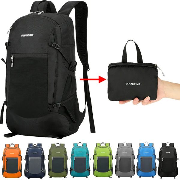18L Portable Foldable Backpack Folding Mountaineering Bag Ultralight Outdoor Climbing Cycling Travel Knapsack Hiking Daypack