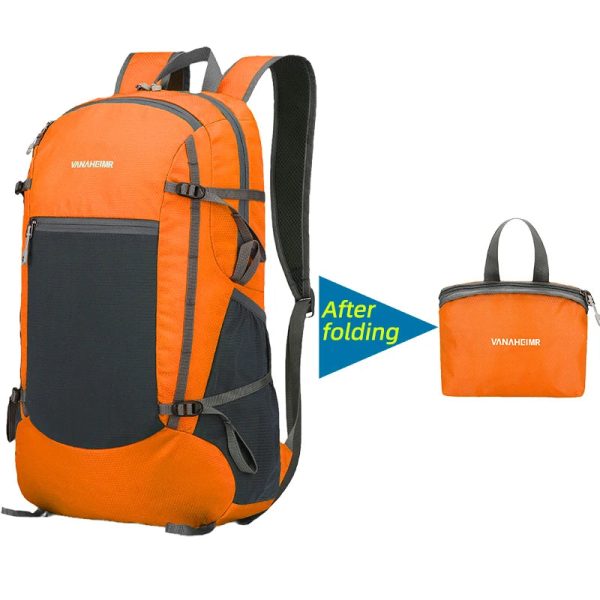 18L Portable Foldable Backpack Folding Mountaineering Bag Ultralight Outdoor Climbing Cycling Travel Knapsack Hiking Daypack