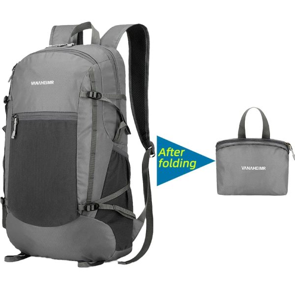 18L Portable Foldable Backpack Folding Mountaineering Bag Ultralight Outdoor Climbing Cycling Travel Knapsack Hiking Daypack