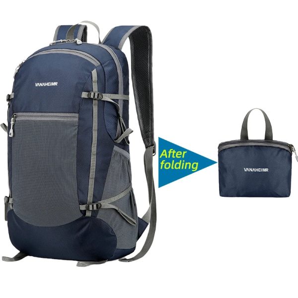 18L Portable Foldable Backpack Folding Mountaineering Bag Ultralight Outdoor Climbing Cycling Travel Knapsack Hiking Daypack