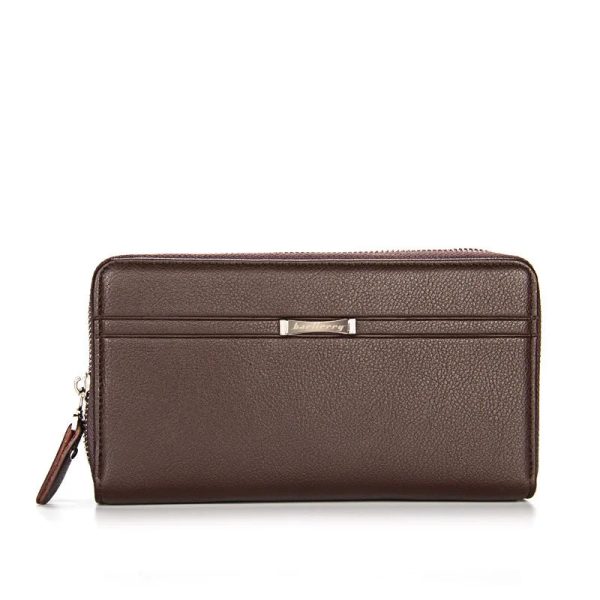 2020 Baellerry Men Clutch Wallets PU Leather Large Capacity Zipper Hand Strap Men Wallet Luxurious Business Solid Male Purses