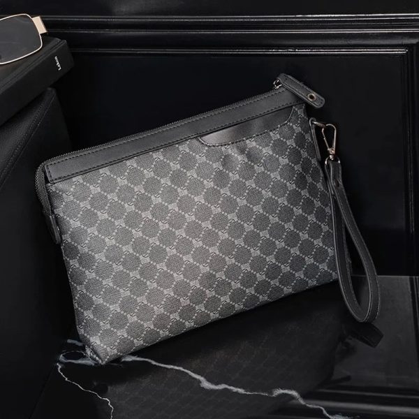 2023 Luxurious Men's Clutch Bags Square Bag Messenger Casual Fashion Envelope Mens Mobile Phone Male Clutches Hand Purse Luxury