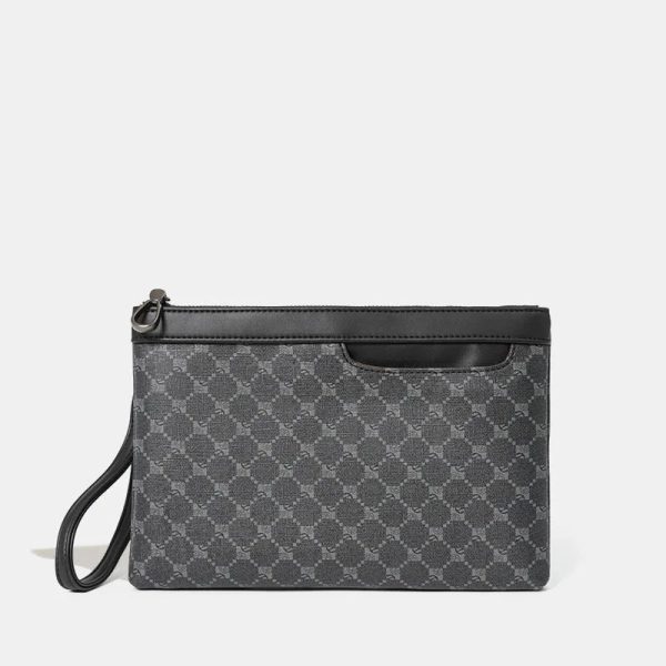 2023 Luxurious Men's Clutch Bags Square Bag Messenger Casual Fashion Envelope Mens Mobile Phone Male Clutches Hand Purse Luxury