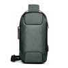 2023 Men's Chest Bag Waterproof Crossbody Bag Multifunction Anti-theft Travel Bags Shoulder Bag Male USB Charging Pouch for Man