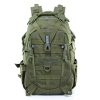 40L Camping Backpack Men's Military Bag Travel Bags Army Tactical Molle Climbing Rucksack Hiking Outdoor Reflective Shoulder Bag
