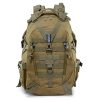 40L Camping Backpack Men's Military Bag Travel Bags Army Tactical Molle Climbing Rucksack Hiking Outdoor Reflective Shoulder Bag