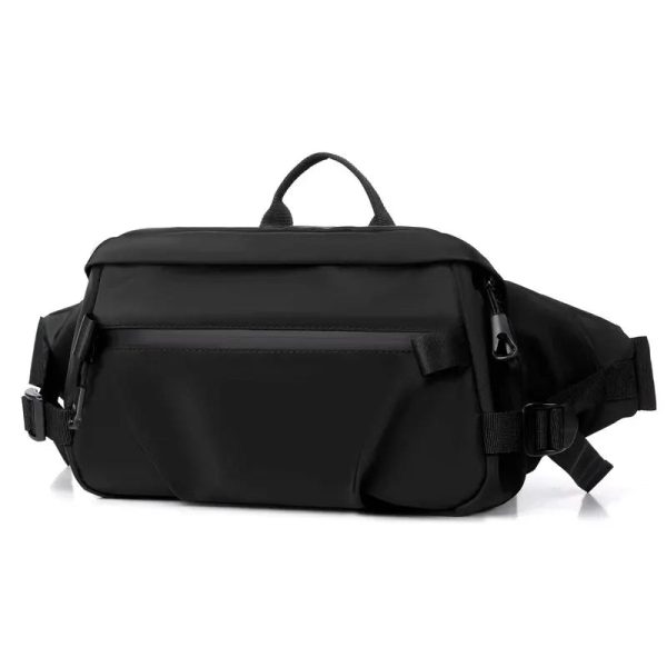 A New Men's Chest Bag Functional Simple Fashion Sports Shoulder Bag Waterproof Wear-resistant Large-capacity Waist Bag