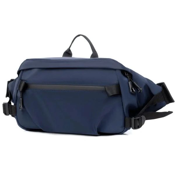 A New Men's Chest Bag Functional Simple Fashion Sports Shoulder Bag Waterproof Wear-resistant Large-capacity Waist Bag