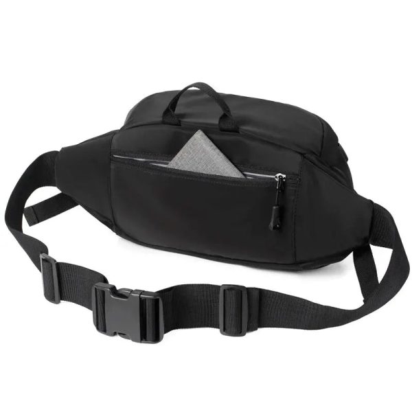A New Men's Chest Bag Functional Simple Fashion Sports Shoulder Bag Waterproof Wear-resistant Large-capacity Waist Bag