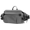 A New Men's Chest Bag Functional Simple Fashion Sports Shoulder Bag Waterproof Wear-resistant Large-capacity Waist Bag