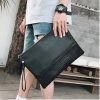 Badenroo Male Envelope bag Simple Alligator Crocodile Leather Business Male Clutch Shoulder bag Fashion Day Clutches Masculina