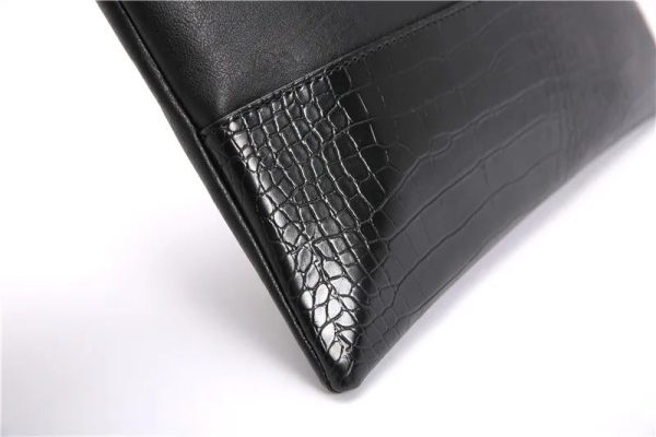 Badenroo Male Envelope bag Simple Alligator Crocodile Leather Business Male Clutch Shoulder bag Fashion Day Clutches Masculina