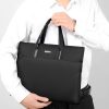 Business Briefcase Polyester Water-resistant Men's Business Light Handbag Large Capacity Computer Bag Casual Crossbody Bag