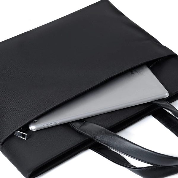 Business Briefcase Polyester Water-resistant Men's Business Light Handbag Large Capacity Computer Bag Casual Crossbody Bag