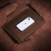 Clutch Bag Man Hand Men Luxury Vintage Crazy Horse Leather Men's Handbag Large Capacity Zipper Wallet Phone Genuine High Quality