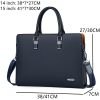 DUTRIEUX Business Leather Men Briefcase For Husband Shoulder Bag Man 14" 15" Laptop Briefcases Bags Large Capacity Men's Handbag