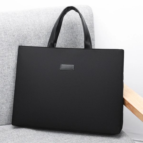 Fashion Document Bag Handheld Briefcase Oxford Cloth Business Briefcase Men And Women Universal Lined Conference Bag