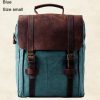 Fashion Male Backpack Leather military Canvas backpack Men backpack women school backpack school bag bagpack rucksack mochila