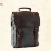 Fashion Male Backpack Leather military Canvas backpack Men backpack women school backpack school bag bagpack rucksack mochila