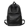 High Quality PU Leather Woman Backpack Large Capacity School Bag Unisex Laptop Backpack, Fashion Travel Rucksack Bagpack Mochila