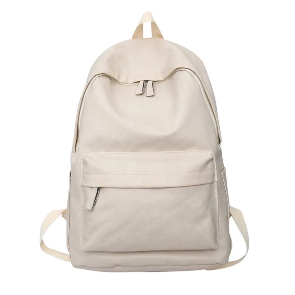 High Quality PU Leather Woman Backpack Large Capacity School Bag Unisex Laptop Backpack, Fashion Travel Rucksack Bagpack Mochila