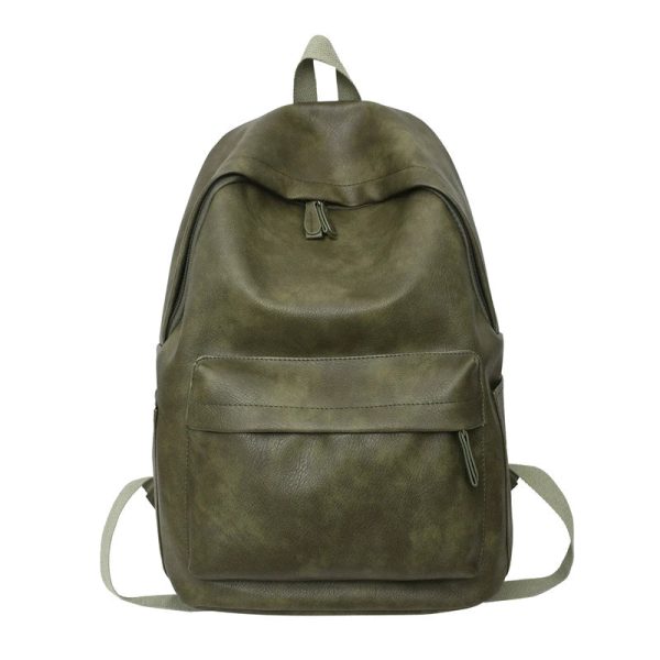 High Quality PU Leather Woman Backpack Large Capacity School Bag Unisex Laptop Backpack, Fashion Travel Rucksack Bagpack Mochila