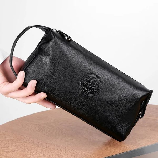High Quality Soft Cowhide Men's Handbag Wallet Card Bag Sacoche Homme Bolso Hombre Bag For Men Wallet for Men Clutch Bag For Men