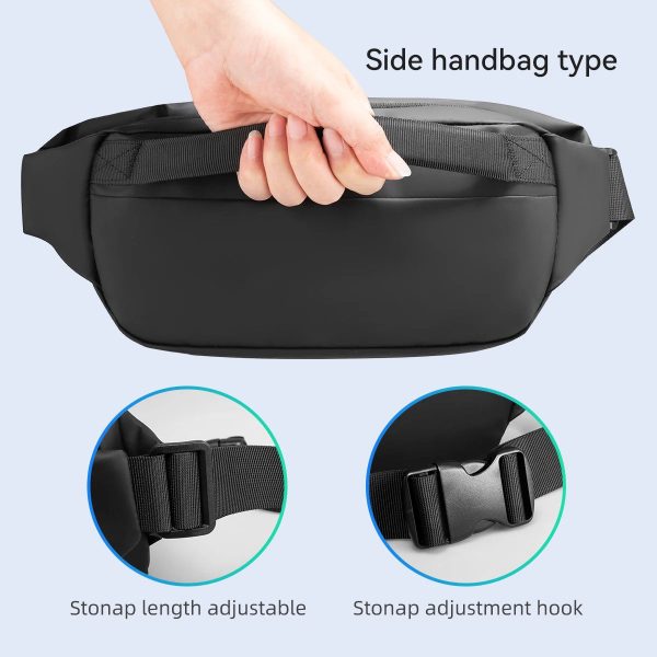 MARK RYDEN Crossbody Bag Mini Men Waterproof Male Fanny Pack Fits in 7.9inch Ipad