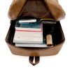 Men Backpack PU Leather Bagpack Large Laptop Backpacks Male Mochilas Casual Schoolbag For Teenagers Boys High Quality Rucksack
