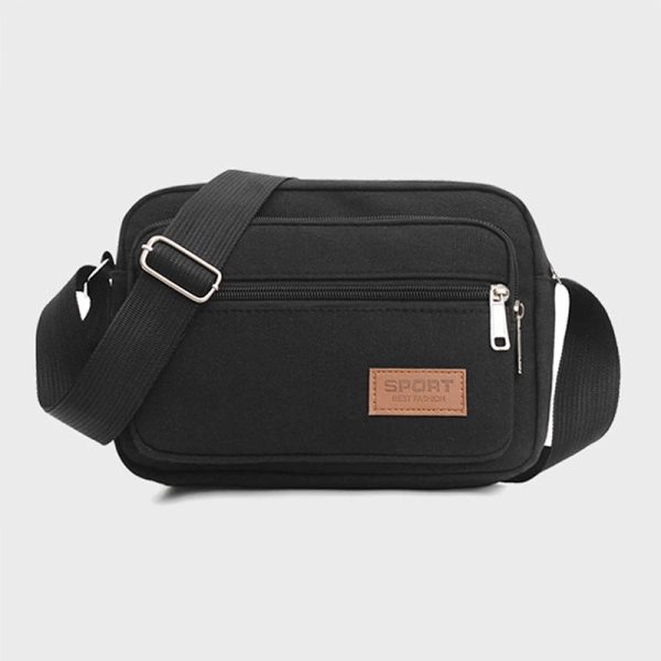 Men Canvas Shoulder Bags Casual Tote Travel Men's Crossbody Bag Luxury Messenger Bags Multi Pocket Bag Men Purses And Handbags