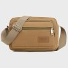 Men Canvas Shoulder Bags Casual Tote Travel Men's Crossbody Bag Luxury Messenger Bags Multi Pocket Bag Men Purses And Handbags