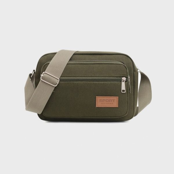 Men Canvas Shoulder Bags Casual Tote Travel Men's Crossbody Bag Luxury Messenger Bags Multi Pocket Bag Men Purses And Handbags
