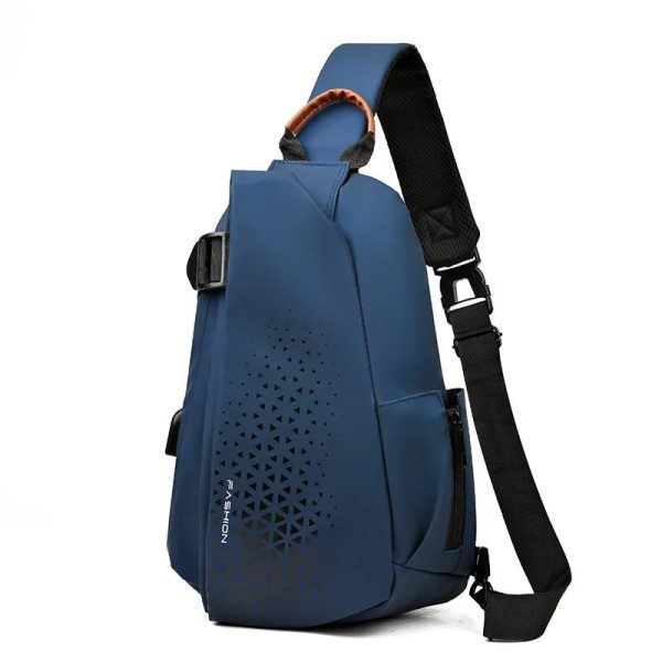 Men Chest Bag Large Capacity Waterproof Whatsapp Messenger