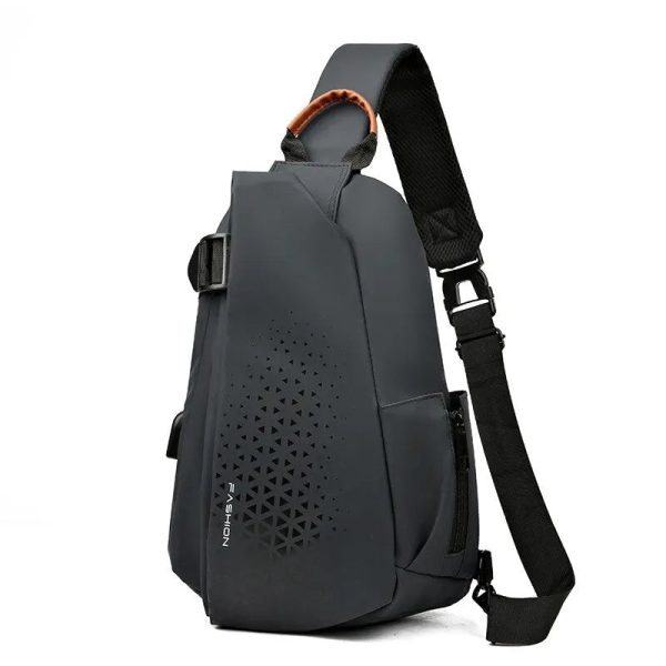 Men Chest Bag Large Capacity Waterproof Whatsapp Messenger