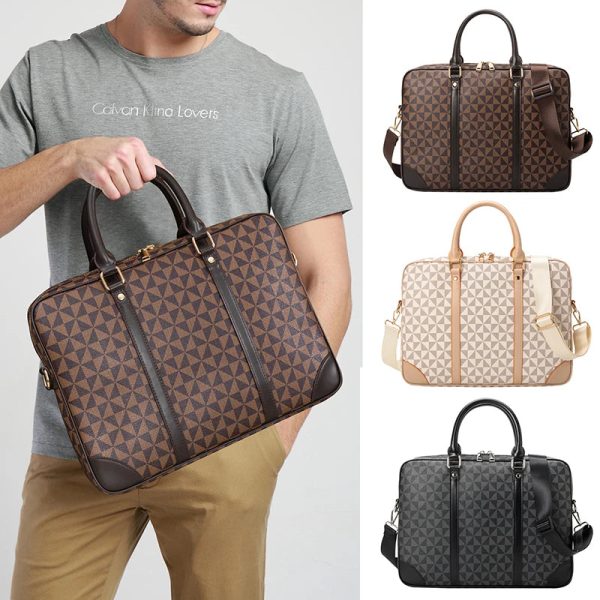 Men Handbag Laptop Bags for Men Men's Bag Luxury Brand Genuine Leather Travel Bag Suitcase Briefcase Women Man Shoulder Women's
