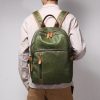 Men's Genuine Leather Travel Backpack Leisure College Teenager Backpacks School Backpack Man 15" Laptop Bag Leathfocus