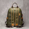 Men's Genuine Leather Travel Backpack Leisure College Teenager Backpacks School Backpack Man 15" Laptop Bag Leathfocus