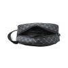 Men's New Fashion PU Print Clutch Bag, Large Capacity Wash Bag, Portable Fitness Storage Bag, Gift For Boyfriend Husband Father