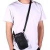 Men's Shoulder Bag Multi-Function Leather Messenger Bag Casual Crossbody Bags High Quality Male Purse Phone Men'S Chest Pack