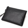 Men's Woven Large Capacity Clutch bag Thin Envelope Bag