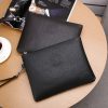New Business Style Men's Clutch Large Wallet Soft PU Leather Male Wristlet Pack Bag Elegant Leisure Stylish Hand Bags Man Pouch