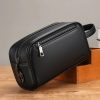 New Men's Clutch Bag Coded Lock Pu Leather Large Man Wallet Business Tote Bag for Phone 2024 Designer Male Handbag Purse