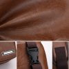 New USB Charging Chest Bag with Headset Hole Mens Multifunction Single Strap Anti Theft Chest Bag with Adjustable Shoulder Strap