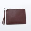New texture men's clutch bag large capacity soft leather handbag trend double bag business men's bag