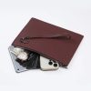 New texture men's clutch bag large capacity soft leather handbag trend double bag business men's bag