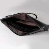 New texture men's clutch bag large capacity soft leather handbag trend double bag business men's bag