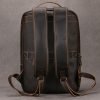 Newsbirds Genuine Leather Men Backpack15" Laptop Daypack Cow Leather School Bag Male Travel Bag Crazy Horse Leather Bagpack Male