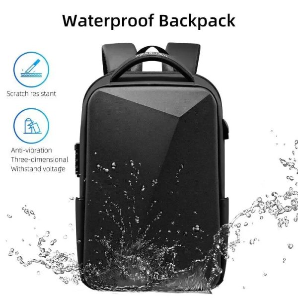 OPDOS Brand Laptop Backpack Anti-theft Waterproof School Backpacks USB Charging Men Business Travel Bag Backpack New Design