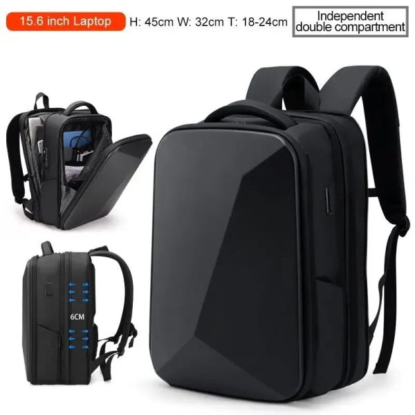 OPDOS Brand Laptop Backpack Anti-theft Waterproof School Backpacks USB Charging Men Business Travel Bag Backpack New Design