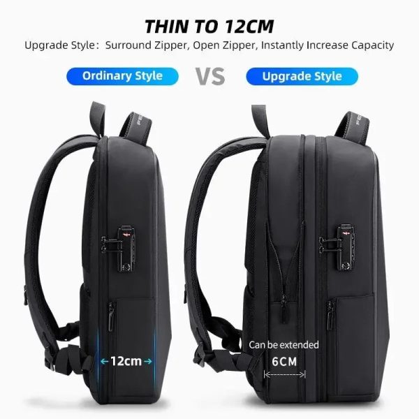 OPDOS Brand Laptop Backpack Anti-theft Waterproof School Backpacks USB Charging Men Business Travel Bag Backpack New Design